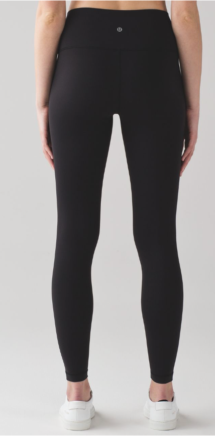 Lululemon Wunder Under Hi-Rise Tight Full-On Luon 28"Inseam Black Sz 4