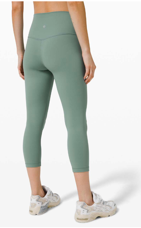 Lululemon Align Crop 21" Inseam Tidewater Teal Sz 4