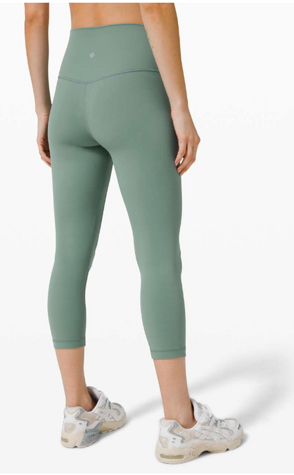 Lululemon Align Crop 21" Inseam Tidewater Teal Sz 4