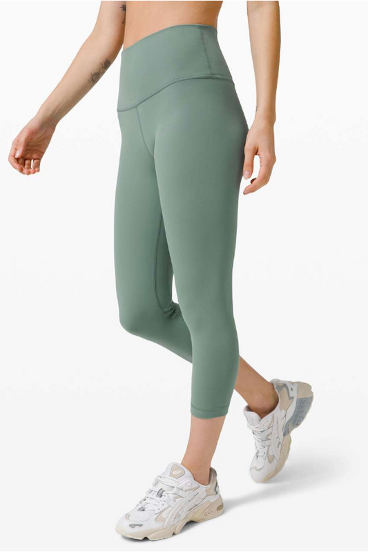 Lululemon Align Crop 21" Inseam Tidewater Teal Sz 4