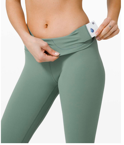 Lululemon Align Crop 21" Inseam Tidewater Teal Sz 4