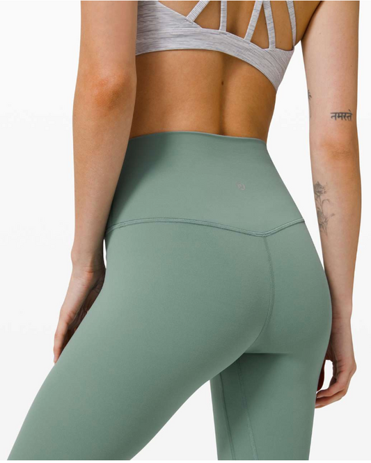 Lululemon Align Crop 21" Inseam Tidewater Teal Sz 4