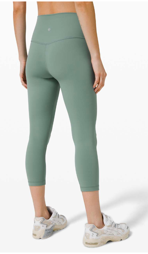 Lululemon Align Crop 21" Inseam Tidewater Teal Sz 4
