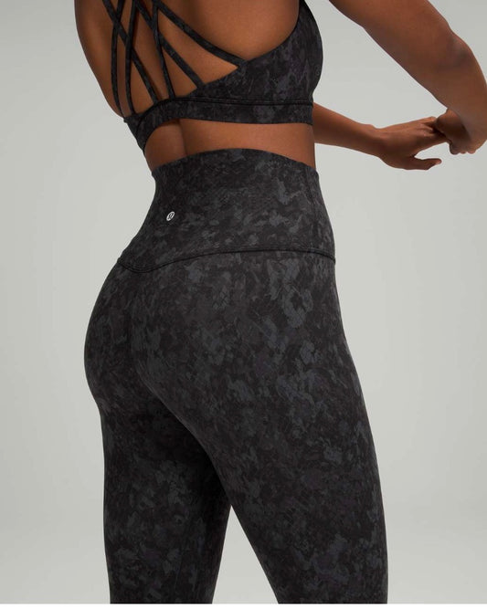 Lululemon Align High-Rise Pant 28" Hideaway Camo Deep Coal Multi Sz 8 Brand New With Tags