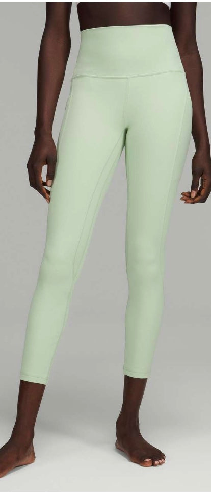 Lululemon Align High Rise Pant 25" Inseam Creamy Mint Sz 4 Brand New With Tags