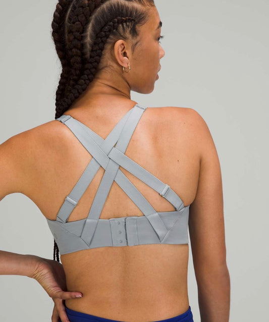 Lululemon Energy Bra High Support, B–DDD Cups Rhino Grey 36DD Brand New Without Tags