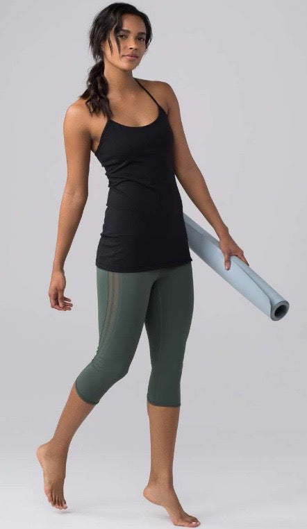 Lululemon Power Pose Tank  Black Sz 6