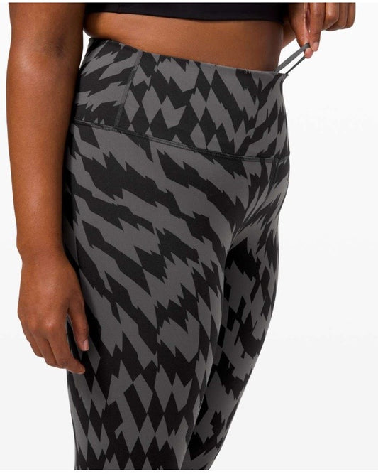 Lululemon Wunder Train High Rise Tight 25” Inseam Voltage Graphite Grey Black Sz 6 Brand New Without Tag