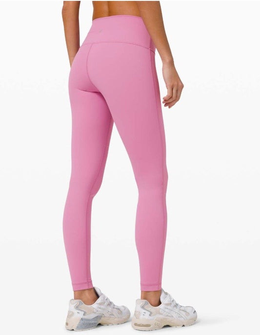 Lululemon Wunder Under High Rise Tight 28" Inseam Magenta Glow Sz 6