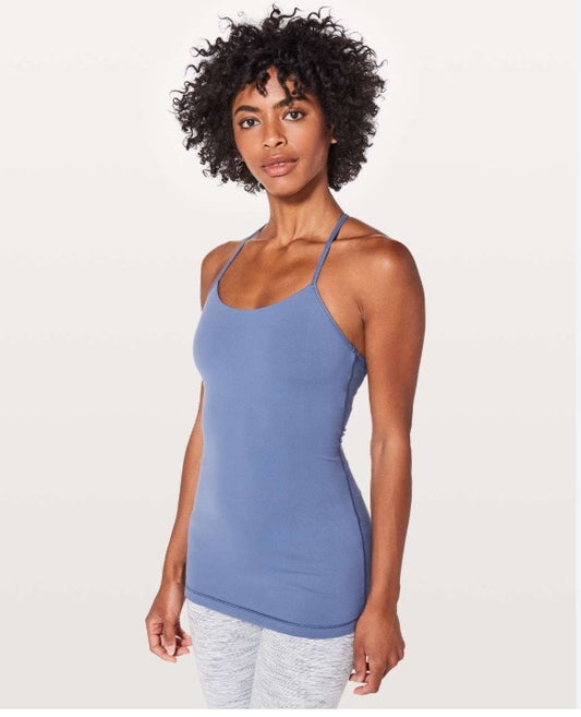 Lululemon Power Pose Tank Brilliant Blue Sz 6