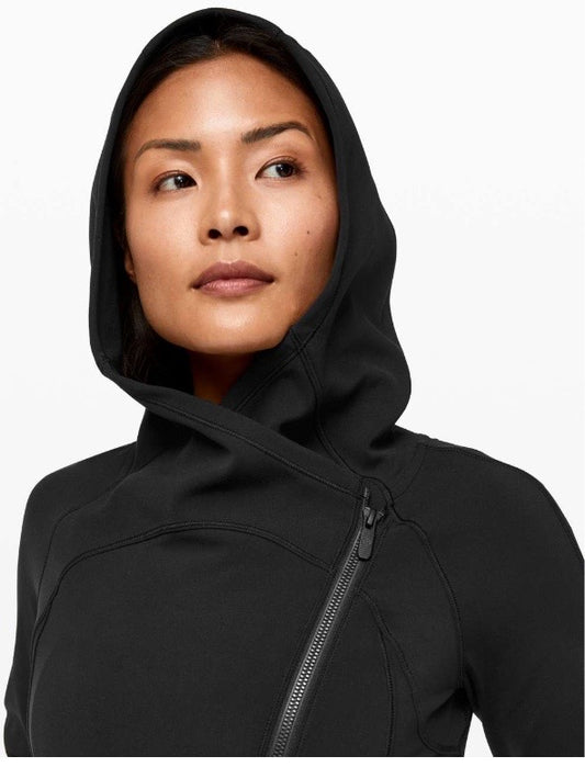 Lululemon Every Journey Hoodie Beautiful Black Sz 6 Brand New Without Tag