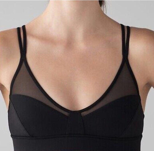 Lululemon Anew Singlet Top Sz 4 Black