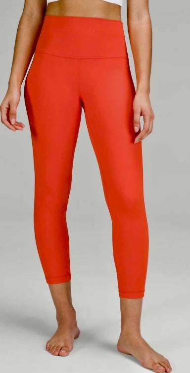 Lululemon Align Leggings 25” Inseam Solar Orange Sz 6 Brand New