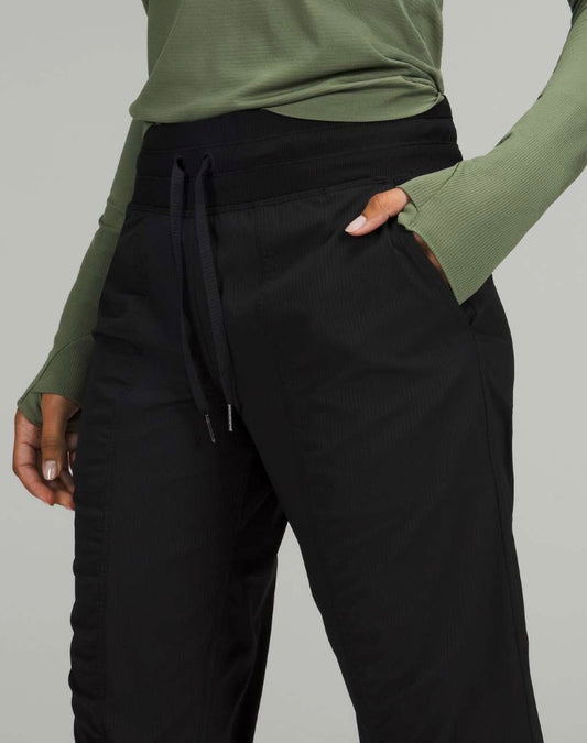 Lululemon Dance Studio Mid-Rise Jogger 28" Inseam Black Sz 6