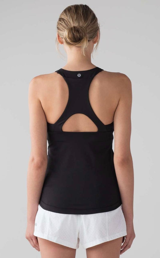 Lululemon Final Lap Tank Black Sz 10