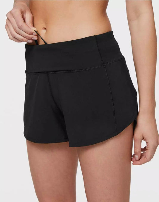 Lululemon Speed Up Mid Rise Short 4"  Black Sz 10