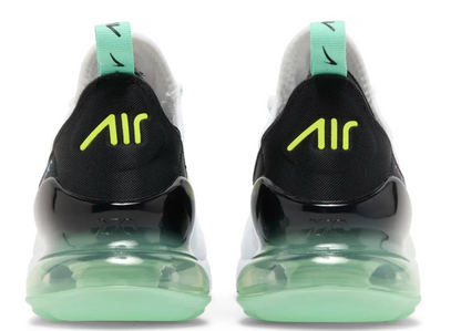 Nike Air Max 270 Women's White/Volt-Black-Laser Blue Sz 7.5 Women's or 6 Youth
