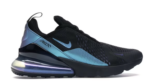 Nike Air Max 270 Women's Throwback Future Black/Laser Fuchsia-Regency Purple Women's Sz 7.5 Youth Sz 6
