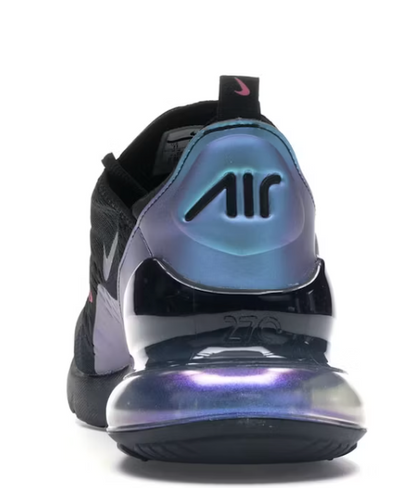 Nike Air Max 270 Women's Throwback Future Black/Laser Fuchsia-Regency Purple Women's Sz 7.5 Youth Sz 6