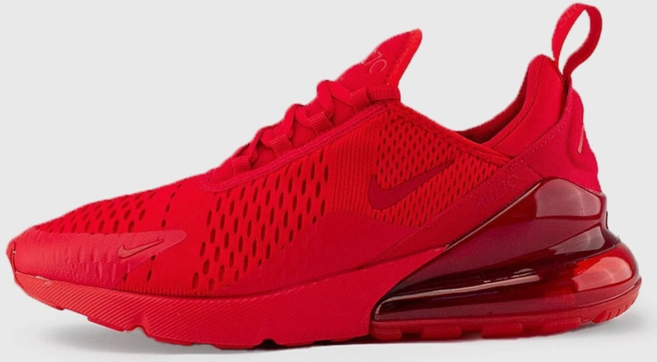 Nike Air Max 270 University Red Women's Size 7 Youth Size 5.5 Great Condition Brand New