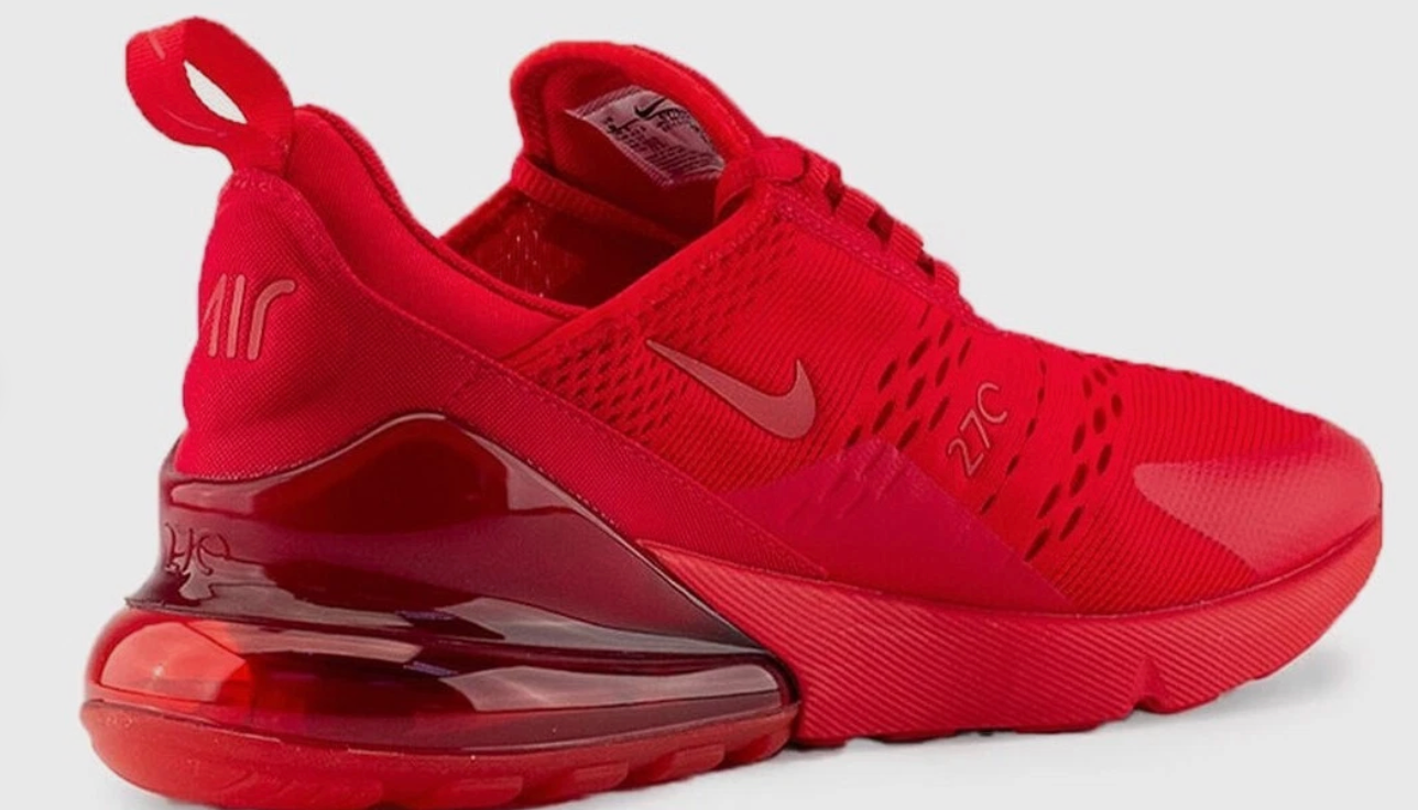 Nike Air Max 270 University Red Women's Size 7 Youth Size 5.5 Great Condition Brand New