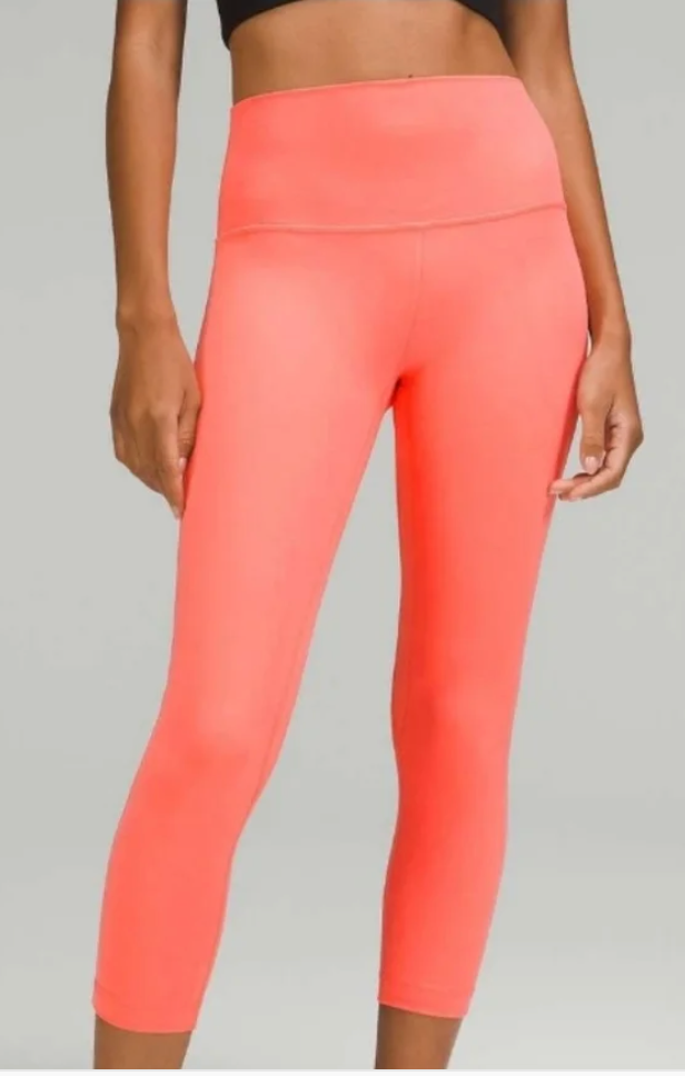 Lululemon Align High-Rise Pant 25" Raspberry Cream SZ 4