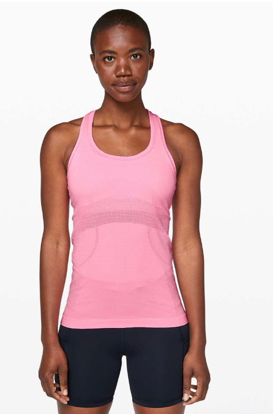 Lululemon Swiftly Tech Racerback Swiftly Tech Racerback Pink Shell Sz 10 Brand New