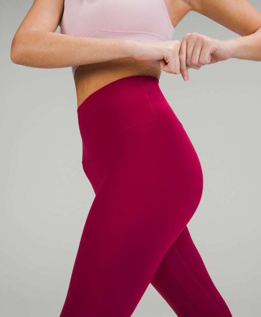 Lululemon Align High-Rise Crop 23" Inseam Pomegranate Sz 4