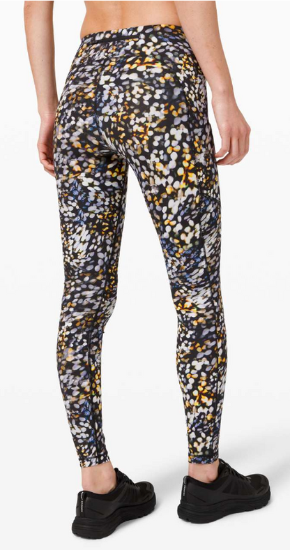Lululemon Speed Up Tight 28" Inseam Full-On Luxtreme Metropolis Glow Multi Sz 4