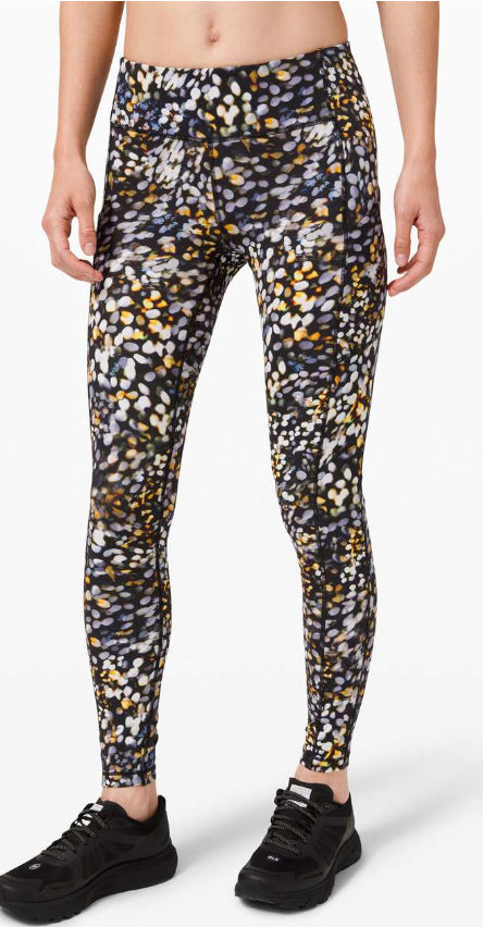 Lululemon Speed Up Tight 28" Inseam Full-On Luxtreme Metropolis Glow Multi Sz 4