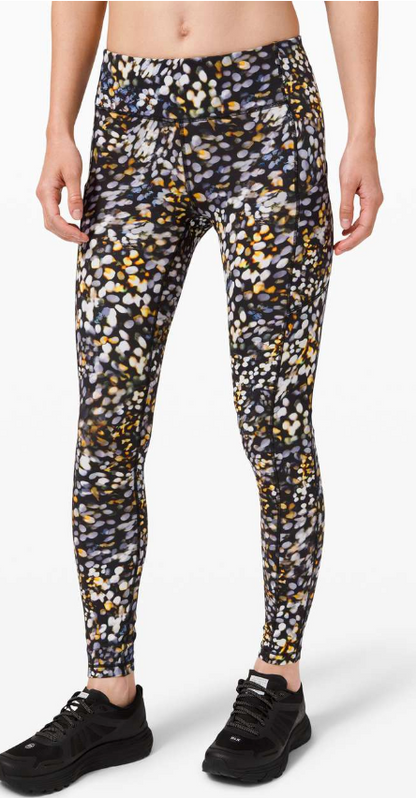 Lululemon Speed Up Tight 28" Inseam Full-On Luxtreme Metropolis Glow Multi Sz 4