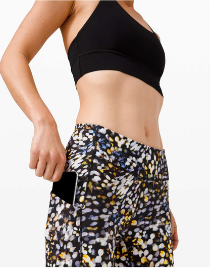 Lululemon Speed Up Tight 28" Inseam Full-On Luxtreme Metropolis Glow Multi Sz 4
