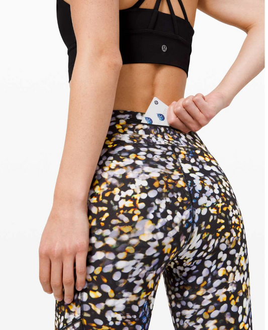 Lululemon Speed Up Tight 28" Inseam Full-On Luxtreme Metropolis Glow Multi Sz 4
