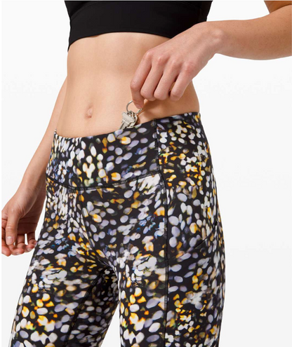 Lululemon Speed Up Tight 28" Inseam Full-On Luxtreme Metropolis Glow Multi Sz 4