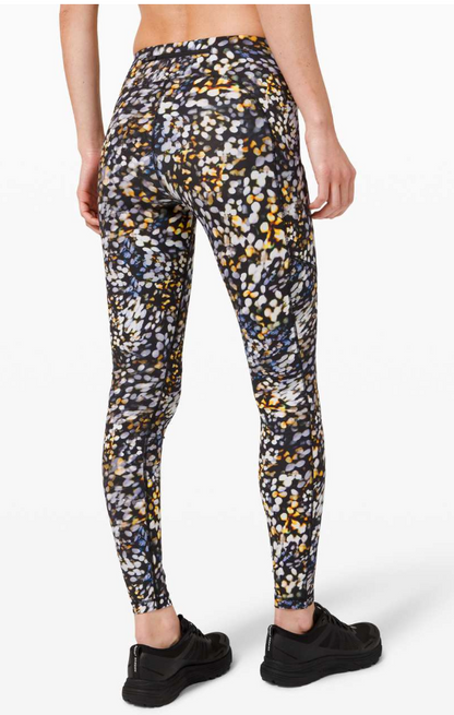 Lululemon Speed Up Tight 28" Inseam Full-On Luxtreme Metropolis Glow Multi Sz 4