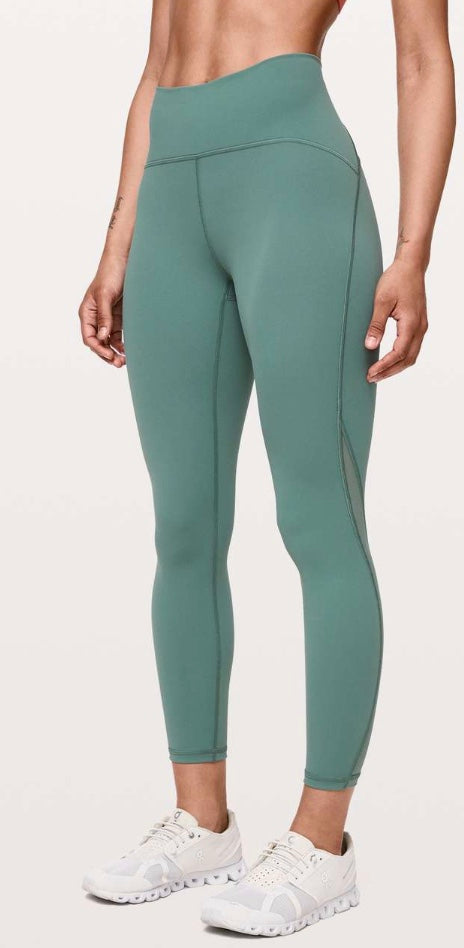 Lululemon Train Times 7/8 25” Inseam Tights Frosted Pine Sz 6 New Without Tag