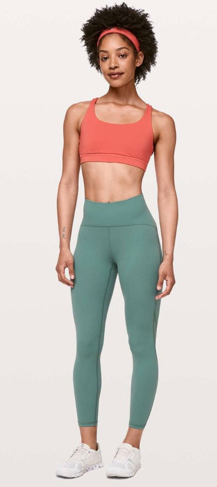 Lululemon Train Times 7/8 25” Inseam Tights Frosted Pine Sz 6 New Without Tag