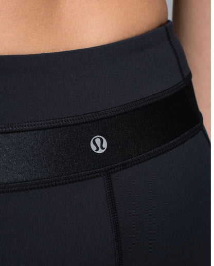 Lululemon Skinny Groove Pant *Full On Luon Black 33" Inseam Sz 4