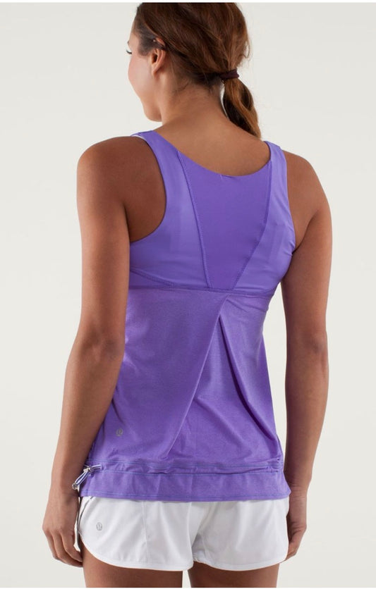 Lululemon Run: Ta Ta Topper Power Purple Sz 6