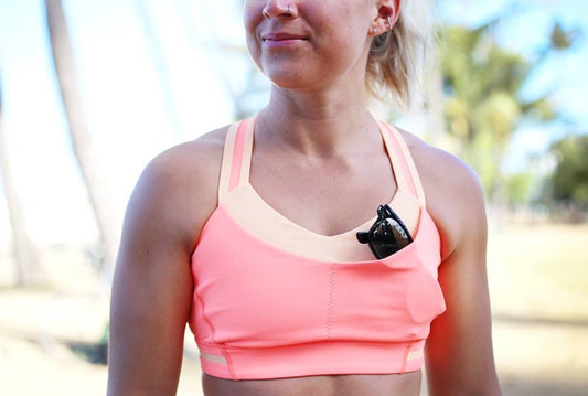 Lululemon Rack Pack Very Light Fare/Peach Fuzz Sports Bra  Sz 4 Brand New Without Tag
