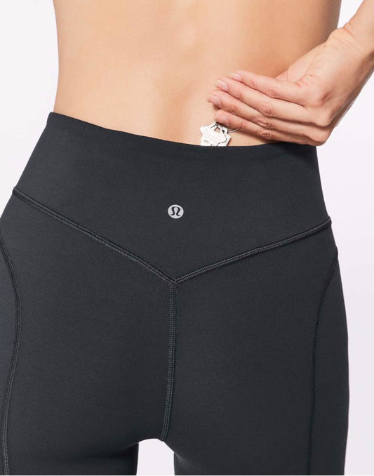 Lululemon Pushing Limits 7/8 Tight 25" Inseam Melanite Sz 6