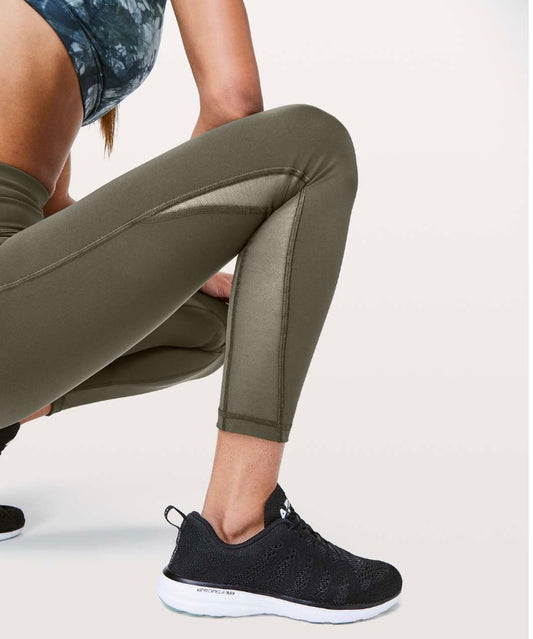 Lululemon Train Times 7/8 Pant 25” Inseam Dark Olive Sz 6 Brand New