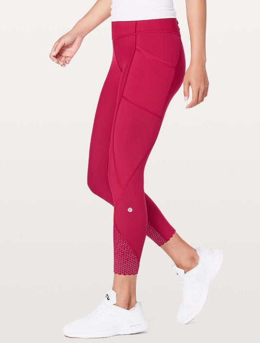 Lululemon Tight Stuff Tight II 25” Inseam Ruby Red Sz 6 Brand New