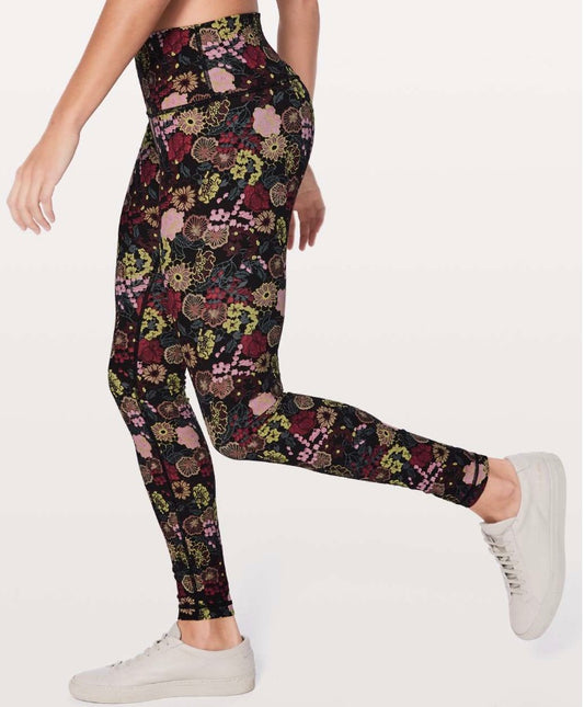 Lululemon Wunder Under Hi-Rise Tight 28" Inseam Fluorolace Multi Sz 6 Brand New
