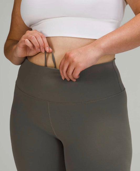 Lululemon Wunder Train High-Rise Crop 23" Inseam Grey Sage Sz 6 Brand New