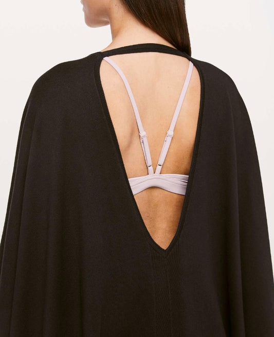 Lululemon Free To Coast Wrap Black Sz OS Brand New