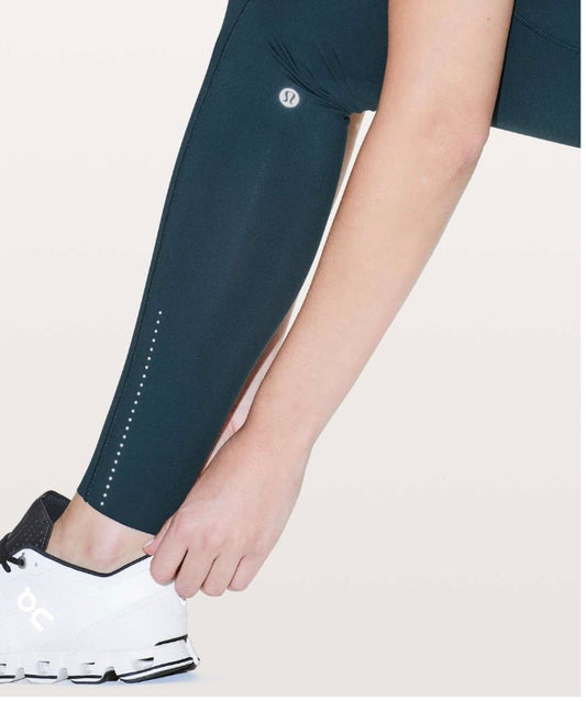 Lululemon Fast & Free Full Length Tight Nulux 28" Inseam Nocturnal Teal Sz 6 Brand New