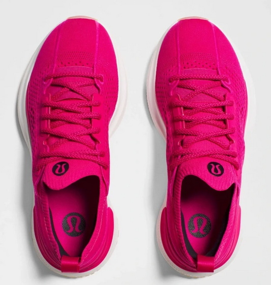 Lululemon Women's Chargefeel 3 Workout Shoe Geranium Pink/Light Vapor/Black Sz 7.0 Brand New