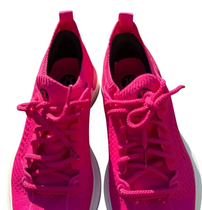Lululemon Women's Chargefeel 3 Workout Shoe Geranium Pink/Light Vapor/Black Sz 7.0 Brand New