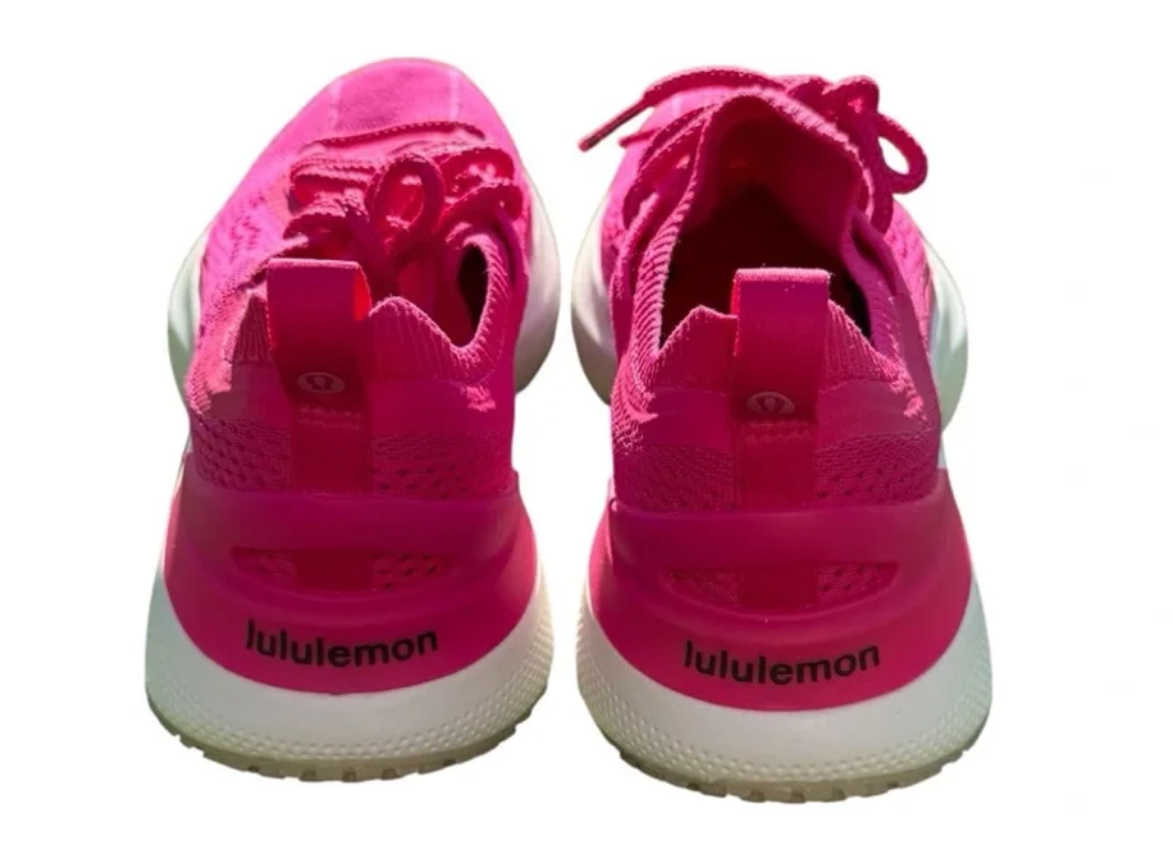 Lululemon Women's Chargefeel 3 Workout Shoe Geranium Pink/Light Vapor/Black Sz 7.0 Brand New